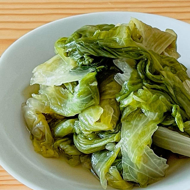 【野菜ひとつ】レタスの煮びたし