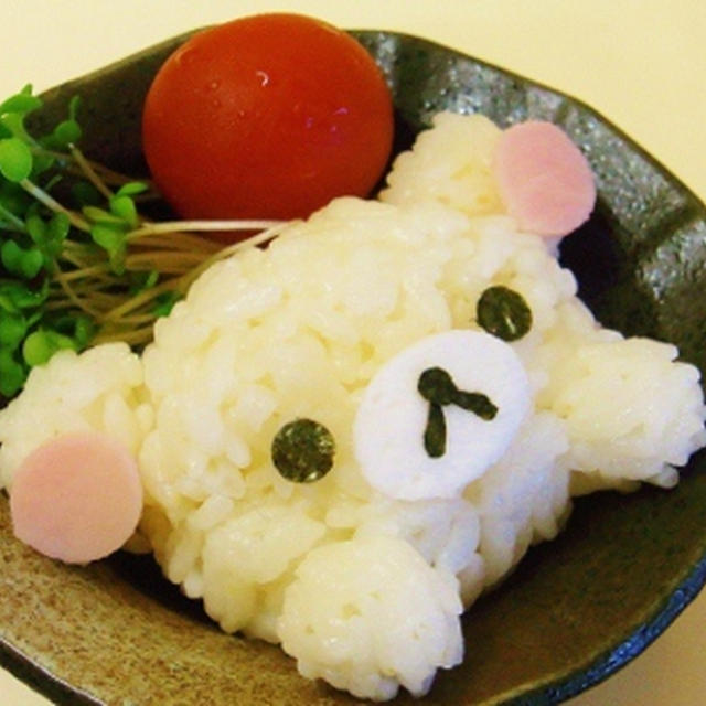 プチコリラックマおにぎり&イナダ醤油麹タタキ＾＾
