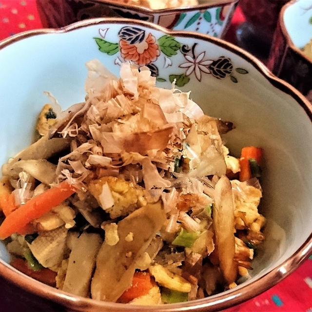 【レシピ】安い★旨い★簡単【豆腐とエリンギのチャンプルー】　　