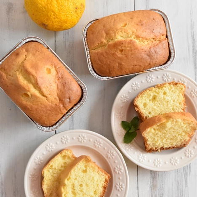 ホットケーキミックスで簡単！柚子ケーキ