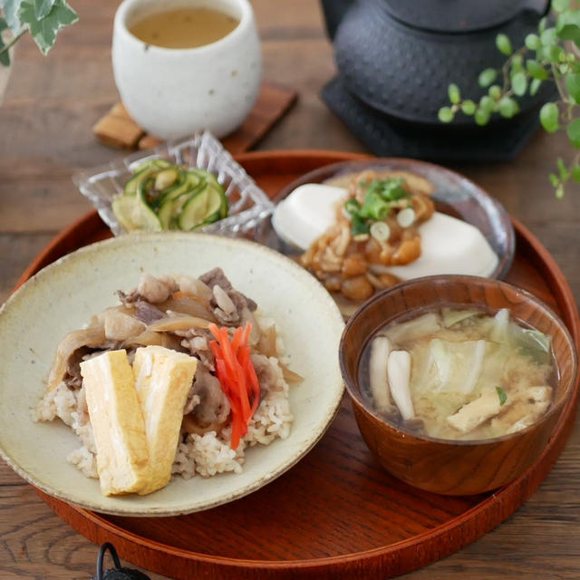 つゆだく牛丼