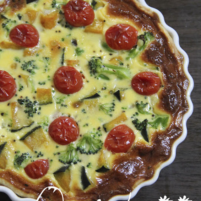 手作りヘルシータルト生地でキッシュ！～ Quiche～