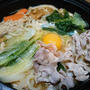 タジンで野菜たっぷりな鍋焼きうどん