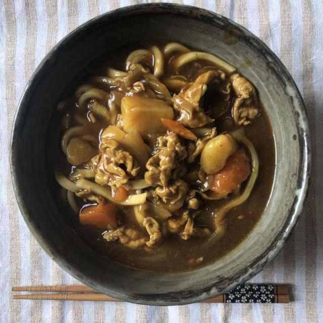 残ったカレーを使って簡単アレンジカレーうどん