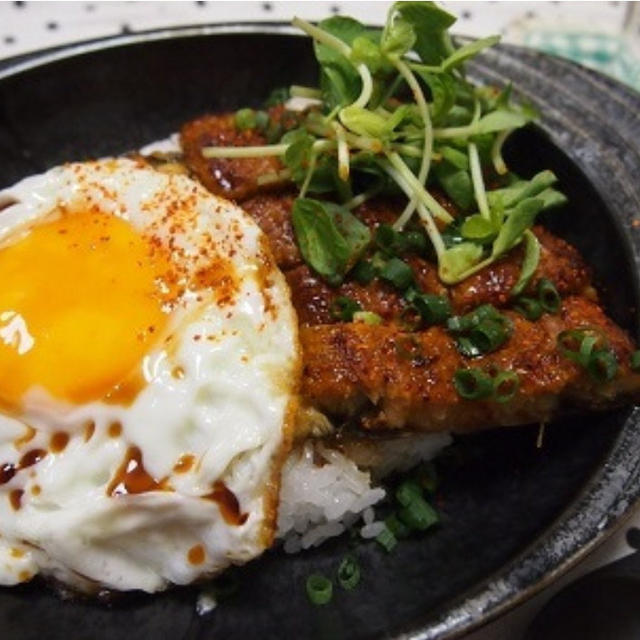 夏バテ防止！スタミナ丼 夏休みのランチにも♡