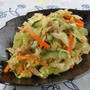 野菜がモリモリ食べれるおつまみ系☆キャベツのピリ辛ザーサイ和え