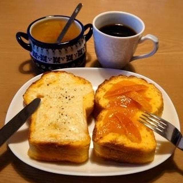 フレンチトースト♪みかんのシフォンサンド♪