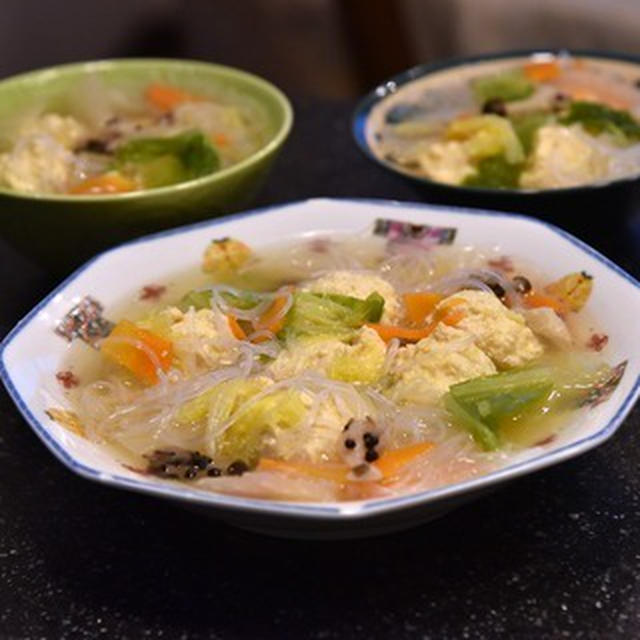 鶏だんごスープ