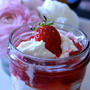 Berry-JAR-FOOL-  イチゴのジャーフール：英国デザート