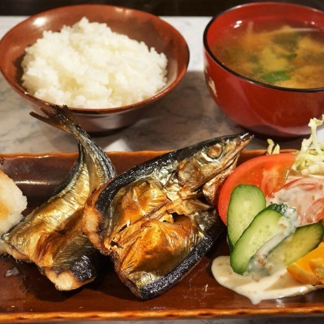 ■簡単晩ご飯【灰干しサンマとお味噌汁で＾＾！】