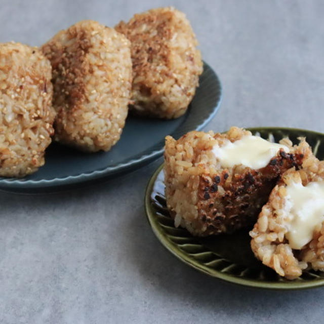 とろ～りチーズの焼きおにぎり