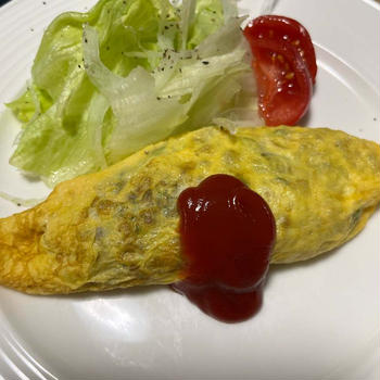 舞茸入りオムレツ☆ＧWのお仕事！ラスト一日^_^