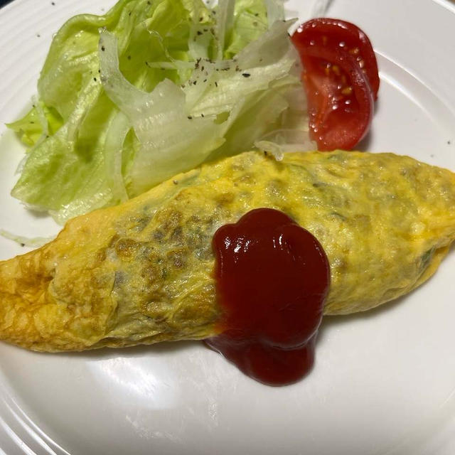 舞茸入りオムレツ☆ＧWのお仕事！ラスト一日^_^