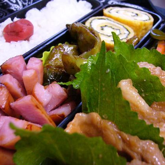 豚のしょうが焼き弁当～☆