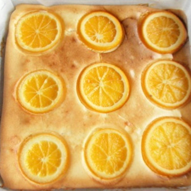 オレンジチーズケーキ