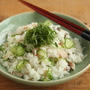 干物をごちそう風に【あじときゅうりの混ぜ寿司】
