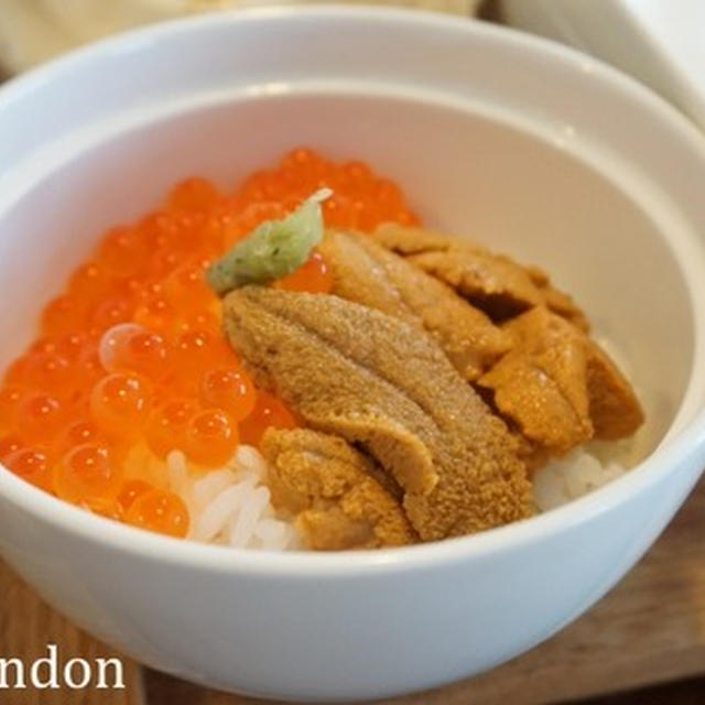 うに＆イクラの海鮮晩御飯