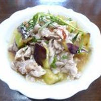 豚肉となすのとろっとあんかけ☆