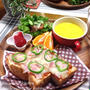 ピザトーストde朝ごはん♡…苦手なものが食べられるようになった事と量が増えるようになったわけ
