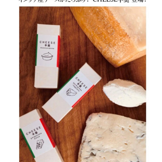 イタリア産チーズがたっぷり！ CHEESE羊羹登場　世界チーズ商会　ガレージセール情報
