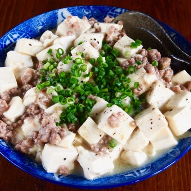 【簡単麻婆豆腐レシピ】柚子胡椒香る「白い麻婆豆腐」