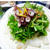残業Dayの晩ご飯♪タコのカルパッチョにお野菜ど～っさり乗っけただけのサラダです(*^^*)