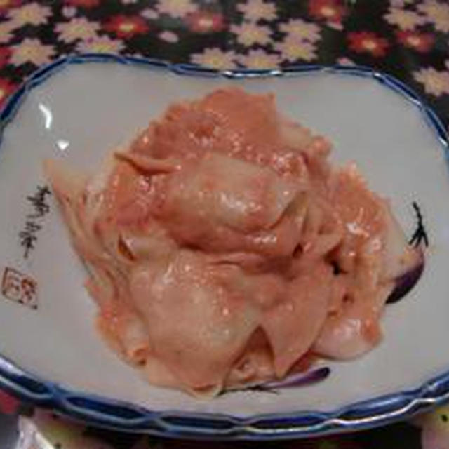 さっぱり感が最高です！！大根の梅だれ和え