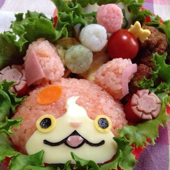 ジバニャン弁当(キャラ弁)