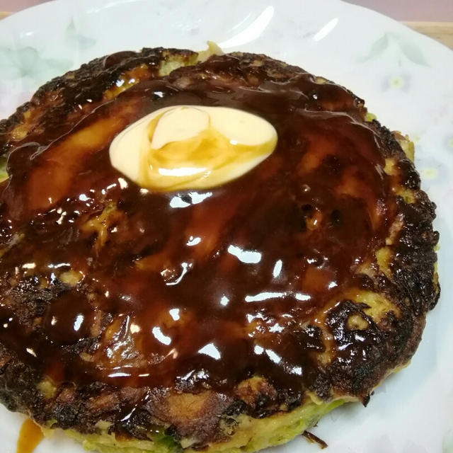 夕食にお好み焼きって、あかんか？