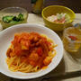 トマトソースパスタ