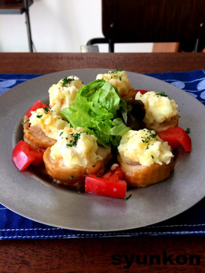 【お弁当も！レンジで簡単！！】鶏チャーシューポテト