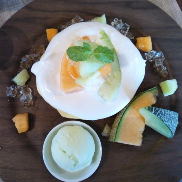 スイーツ☆３STARSPANCAKEの限定パンケーキMELON MELON MELON〜武蔵小杉