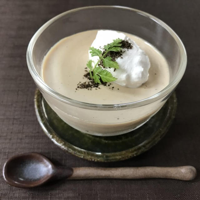 ほうじ茶プリン