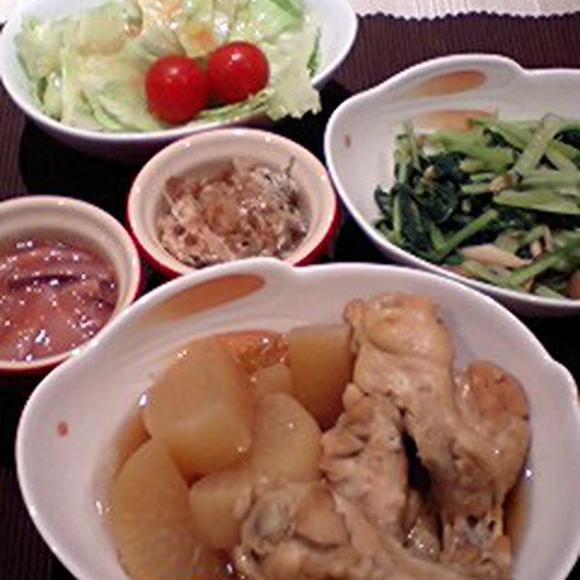 大根と手羽もとの煮物