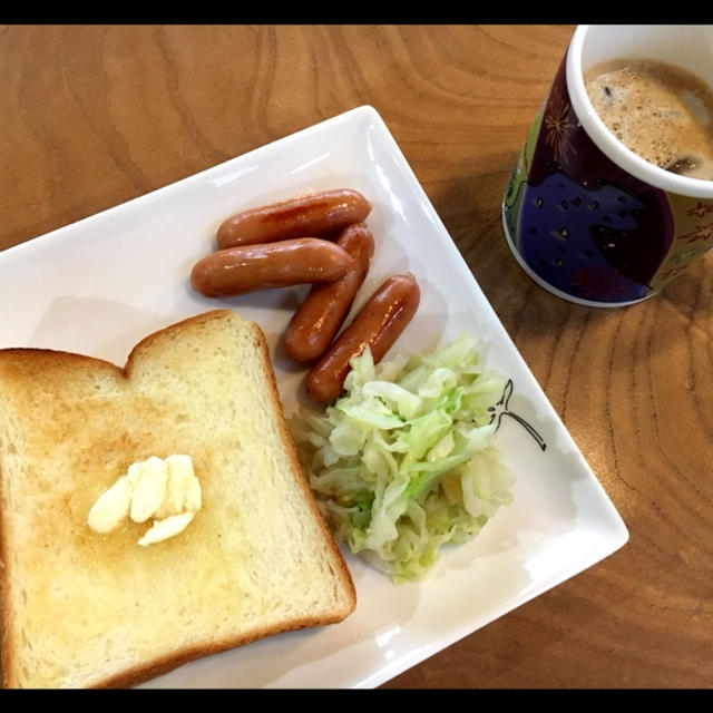 朝ごはん  と   4時半起き