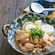 大根と柔らか鶏肉の旨だしとろーり煮【疲れや風邪予防に】