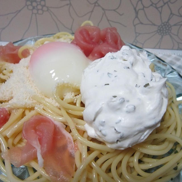 お皿で仕上げる冷製カルボナーラ By Anna さん レシピブログ 料理ブログのレシピ満載