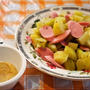 子供が好きだと言った♪手作りソースで食べるサラダ