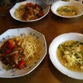 皿から献立、アルモンデ(笑)：玉蜀黍とフワフワ卵スープ