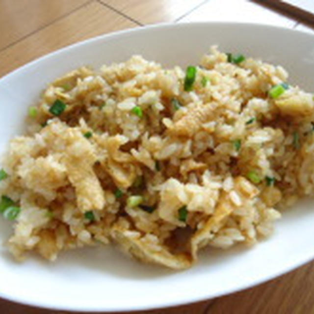 油不要♪おあげの炒飯