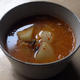 キムチとジャガイモの味噌汁