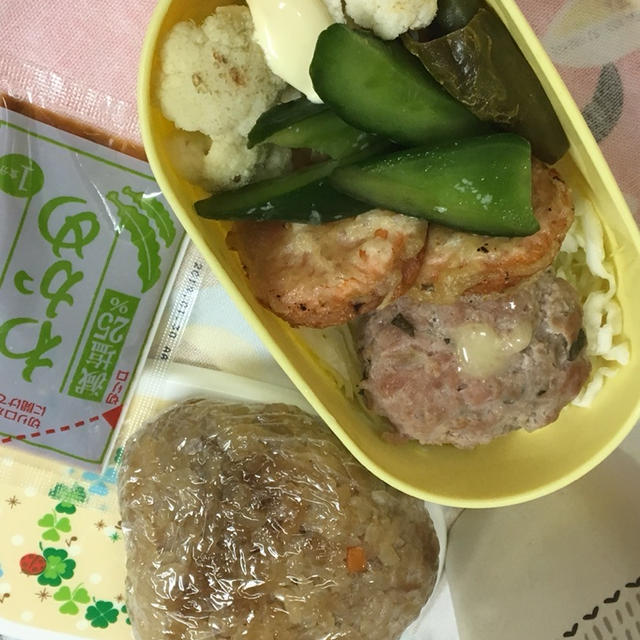 おコゲお結びと有り合わせ弁