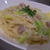 蒸し鶏と春キャベツのクリームパスタ