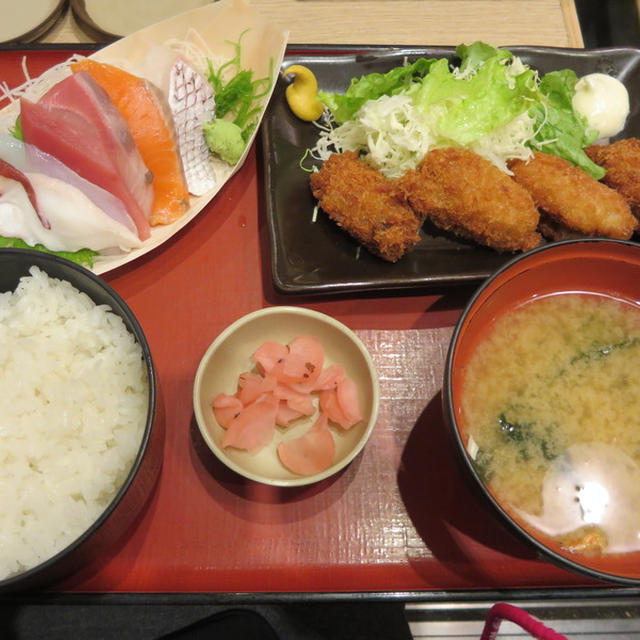 週末ランチ　＠　築地食堂　源ちゃん