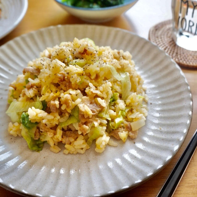 家にある材料で完成！和風炒飯-簡単✻時短✻節約