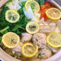 　節約＆ヘルシー♪お豆腐とえのき茸の鶏団子　ｄｅ　柚子鍋