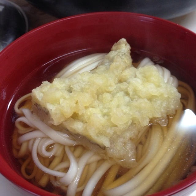 穴子てんぷらうどん♪