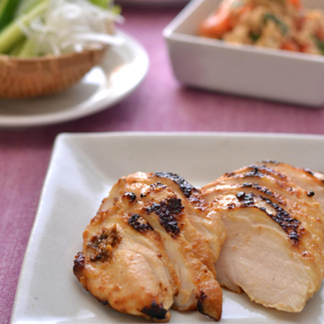 魚焼きグリルで-みそチキン。と佐渡の米だより9月号。と親子遠足。