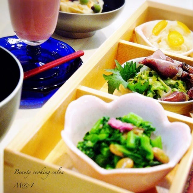 初回！美容と健康へ「美腸」の講座つきお料理教室のSpring　Lesson初日終了♪