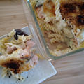 【レシピがブログより】秋鮭を食べよう！秋鮭とペンネのクリームグラタン